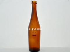 (一擔糧酒瓶,棕色酒瓶,玻璃酒瓶)